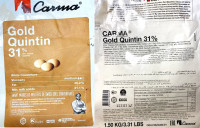Шоколад белый Carma вкус "Карамель" Gold Quintin 31% 100 г