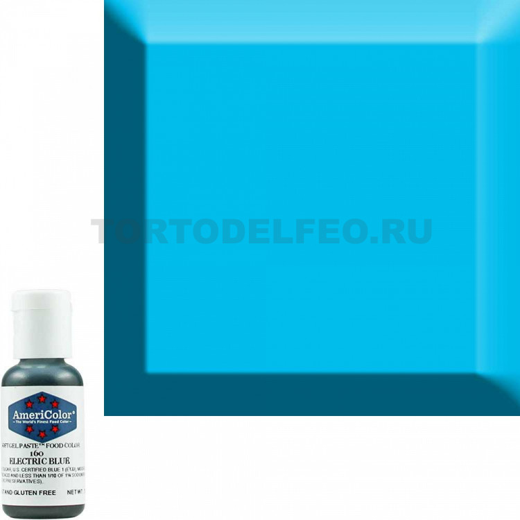 Краситель гелевый Америколор 21гр Royal blue (королевский синий) 102