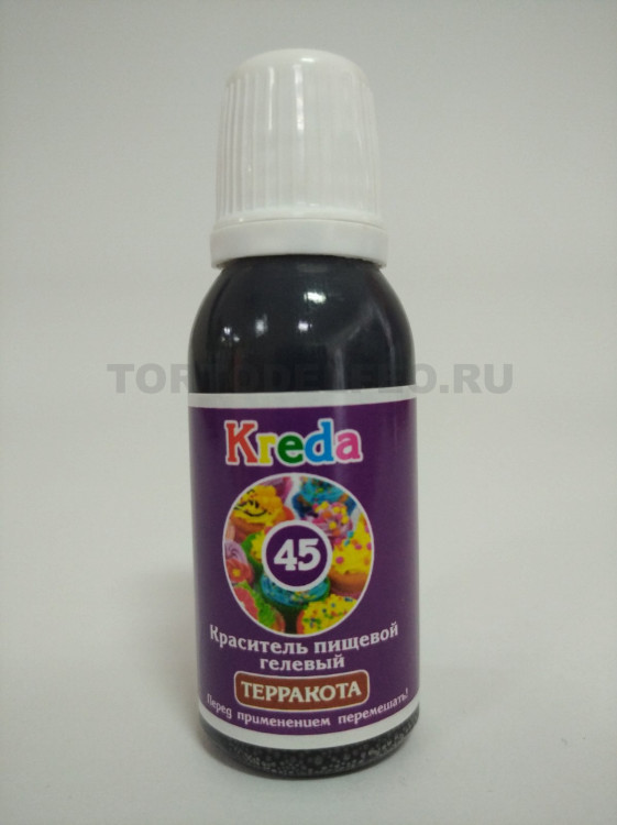 Краситель гелевый Креда терракота 25гр