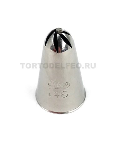 Кондитерская насадка Ateco звезда закрытая косые лучи 146