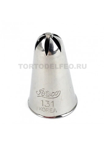 Насадка Ateco звезда закрытая прямые лучи 131