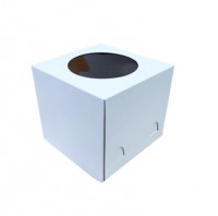Коробка для торта 24*24*22см с окном